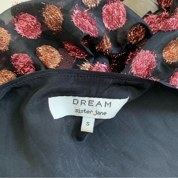 Dream Sister Jane metallic polka dot wrap top - Picture 13 of 15